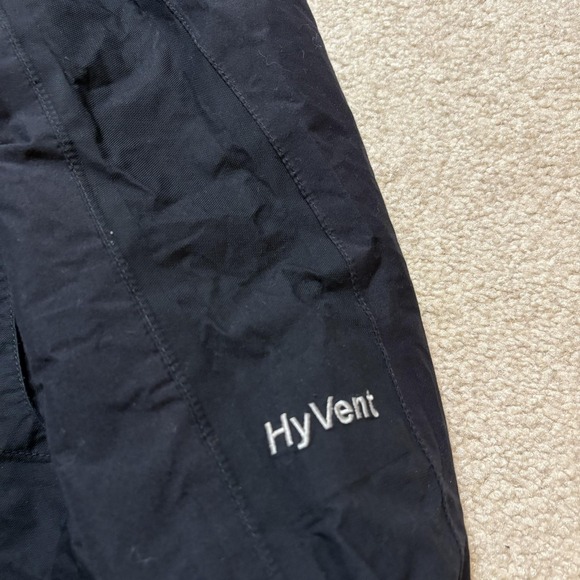 The North Face HyVent Jacket Womens Small Black Waterproof Hooded Ski Hiking - Picture 8 of 16